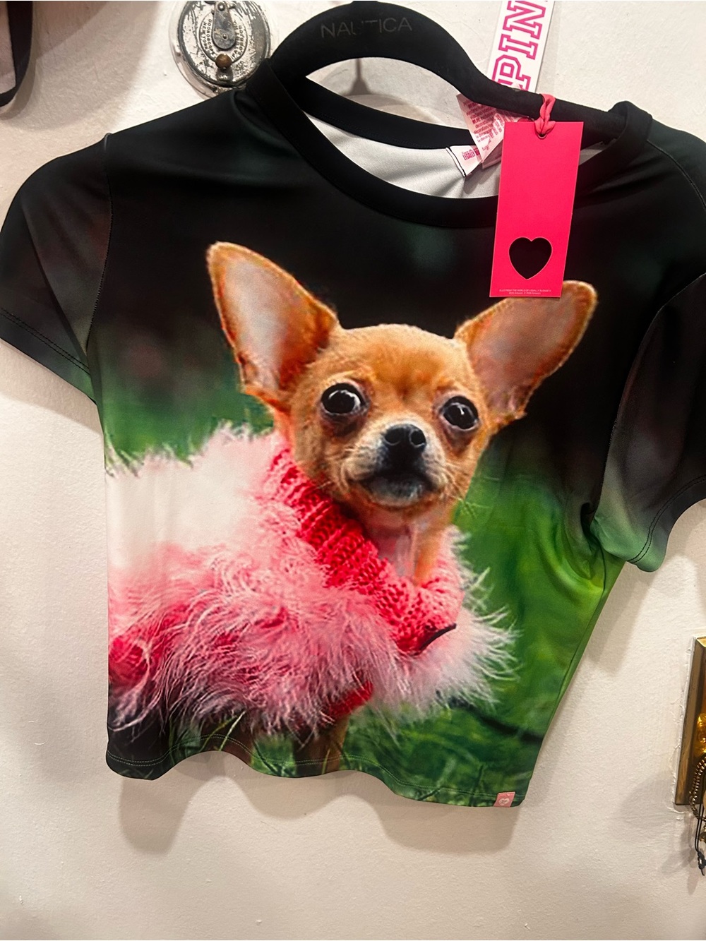 PINK Victoria's Secret Black Tee - Legally Blonde - Bruiser Woods - nwt medium